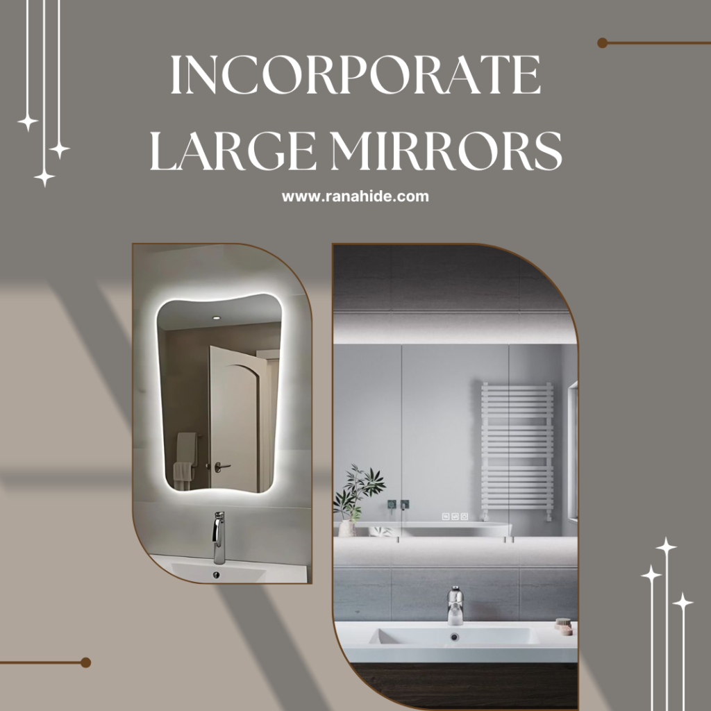 Incorporate Large Mirrors
